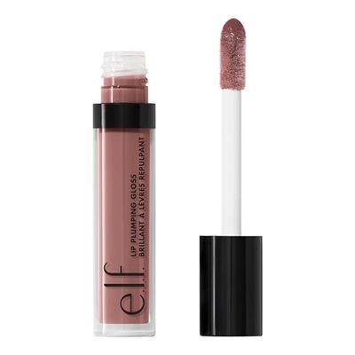 e.l.f. Lip Plumping Gloss, colore sheer super lucido, idrata e rimpolpa le labbra con vitamina E, prodotto vegano e non testato sugli animali, Praline, 2,7 mL (0,09 fl oz)