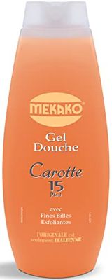 MEKAKO Gel Douche Carotte Exfoliant, 510 Millilitri