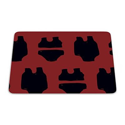 Questo Casa, Tapis de Souris rectangulaire avec Impression numérique - Antidérapant - pour Bureau et Maison - 22 x 18 cm