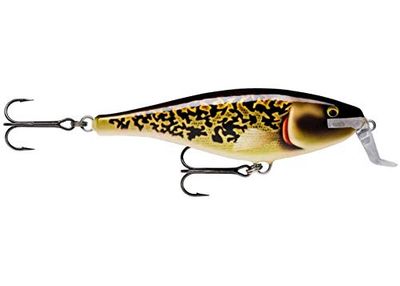 Rapala Unisex Super Shad Rap visaas voor volwassenen, met visaklichaam en zoetwater, loopdiepte 1,5-2,7 m, visaas 14 cm, 45 g, gemaakt in Estland-Hot Pike, standaard