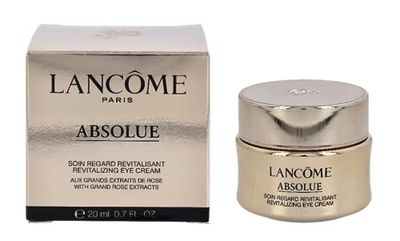 Lancôme Absolue Eye Cream with Grand Rose Extracts, Crema Contorno Occhi, 20 ml