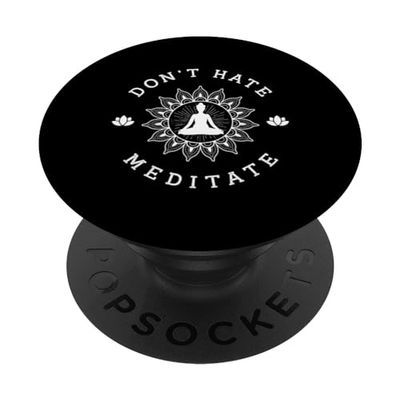 Ne déteste pas méditer PopSockets PopGrip Interchangeable