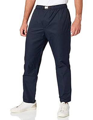 Armani Exchange Trouser with Belt Detail Pantalones Casuales, Azul Marino, 32 para Hombre