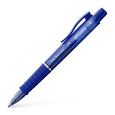 Faber-Castell Poly Ball View Ballpoint Pen - Admiral Blue