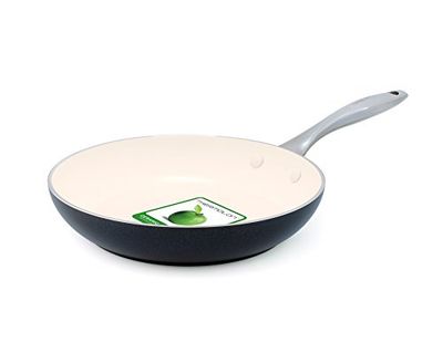 Greenpan Heritage, Padella con Rivestimento in Ceramica Antiaderente, Alluminio, Black, 43 x 24 x 45 cm