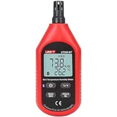 UNI-T UT333BT Mini Metro Temperatura y Humedad con Bluetooth, -10° C-60° C/14°F-140°F, 0% RH-100% RH