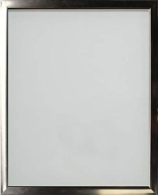 Frame Company Cadre Photo en Plastique Chromé, Plastique, Chrome, A4 (11.75x8.25 inch)
