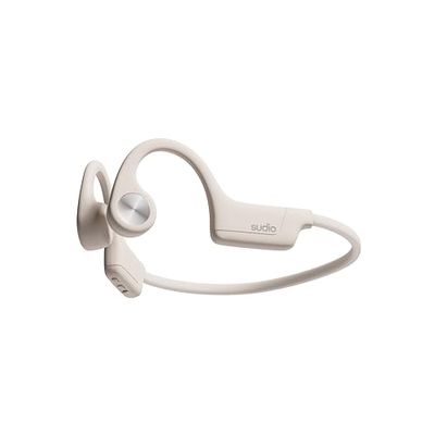 Sudio B2 White, Open Ear, Bone Conduction, IPX5, Bluetooth v5.3, USB-C, 12 h de Tiempo de reproducción