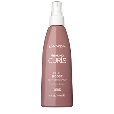 L'ANZA Healing Curls Curl Boost Activating Spray - Curl Enhancer Spray for Amplifying Hair Texture and Lightweight Hold, with Sulphate Free, Paraben Free Formula (177ml)