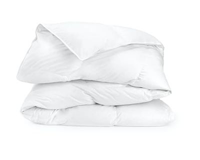 Home Passion Colchão branco 140 x 200 cm, 500 g/m², antiácaros, microfibra, branco, 140 x 200 x 3 cm