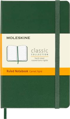 Moleskine Notizbuch Pocket/A6, Liniert, Myrtengrün