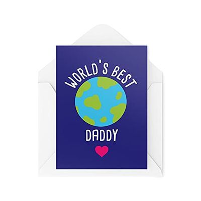 Tongue in Peach CBH553 Carte d'anniversaire pour papa avec inscription « World's Best Daddy »