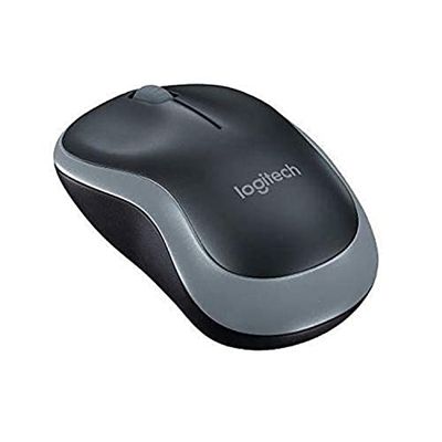 Logitech M185 draadloze muis, grijs