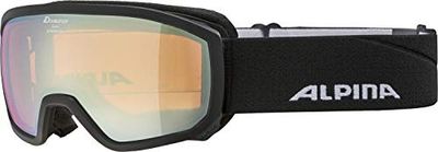 ALPINA Unisexe - Adulte, SCARABEO JR. Q-LITE Lunettes de ski, black, One Size
