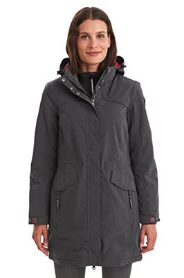 Killtec Grindavik WMN CT B - Parka funzionale da donna, Antracite, 36