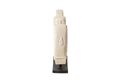 MASCARA AFRICANA MADERA NATURAL 43x24x103 CM