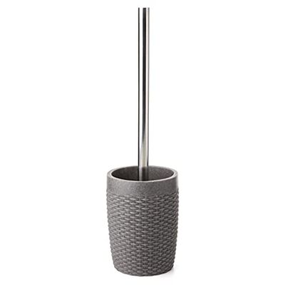 TATAY Nest Portascopino, Poliresina, Grigio Antracite, 10x10x36 cm