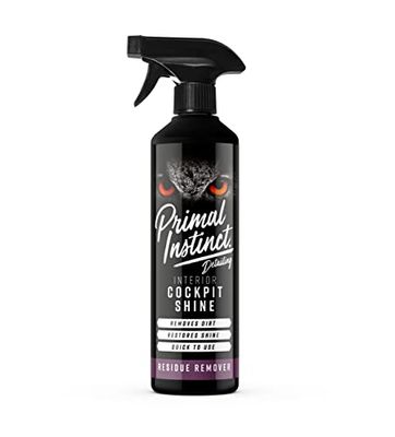Primal Instinct Car Interior Cockpit Shine Spray | Dashboard Cleaner, 500ml