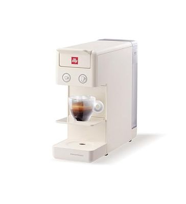 Illy Machine à café Y3.3 blanche compatible avec capsules Iperespresso pour café expresso et américain