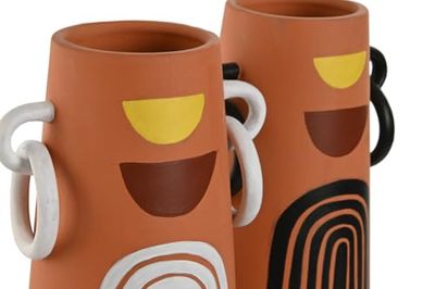 JARRON TERRACOTA 15,5X13X25 PINTADO MANO 2 SURT