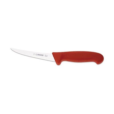 Johannes Giesser – Cuchillo fábrica Uni Cuchillo de deshuesar Muy Flexible Cuchillo, Gris, 13 cm