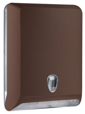 Mar Plast A83010EMA Dispenser Serviettes en papier Marron soft-touch transparent/400 x 130 x 290 mm