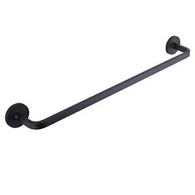LEKUSHA 16 Inches Magnetic Towel Bar for Refrigerator, Magnetic Towel Holder Towel Hook Hanger for Fridge, Kitchen Stove, Oven, Dishwasher, Sink Laundry Washing Machine Black