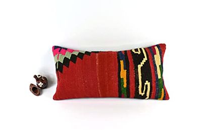 Kelim Cuscino 30x60 cm fatto a mano turco prodotto federe kilim dekorativo orientale etnici cuscino A2665