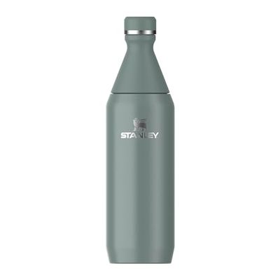 Stanley All Day Slim Vattenflaska 0.6L - Kallt I 6 Timmar - Iced I 11 Timmar - BPA-Fri Återvunnet Rostfritt Stål - Läckofast - Diskmaskin Säker - Skiffer