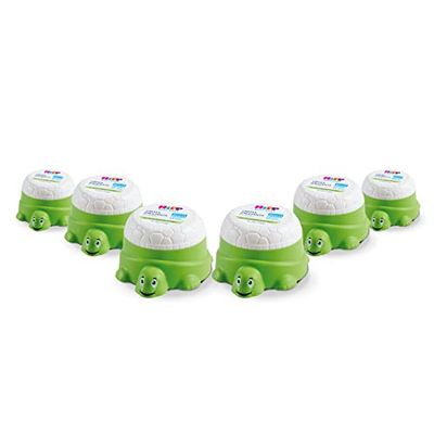 HiPP Baby Care krem nawilżający do twarzy i ciała dla niemowląt, śliczny żółw, do skóry wrażliwej, z organicznym olejkiem migdałowym, 6 sztuk 100 ml
