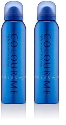 Colour Me Blue - Fragrance For Men - 150ml Body Spray, by Milton-Lloyd (Confezione da 2)