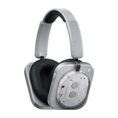 Nothing Headphone (1) Cuffie Wireless Over Ear con Cancellazione Attiva del Rumore, fino a 80h Autonomia, Hi-Res, Spatial Audio, Resistenti all’Acqua – Bianco