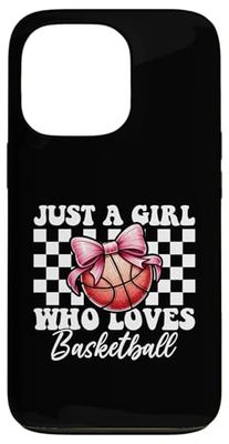 Just A Girl Who Loves Basketball Mom Mothers Day Case for iPhone 13 Pro