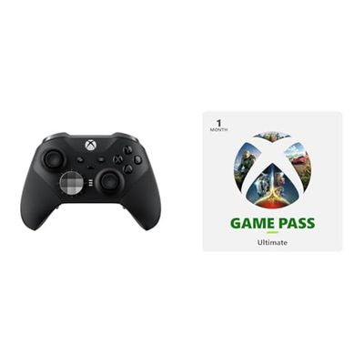 Xbox Elite Wireless Controller Series 2 - Black + Game Pass Ultimate 1 Month