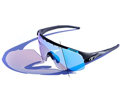 Tifosi Sledge Lite Fototec Single Lens Sunglasses, Matte Black Clarion, One Size