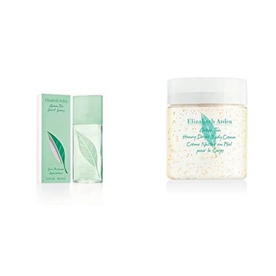 Elizabeth Arden Green Tea Eau de Parfum, Donna, 100 ml & Green Tea Honey Drops Crema Corpo 500ml
