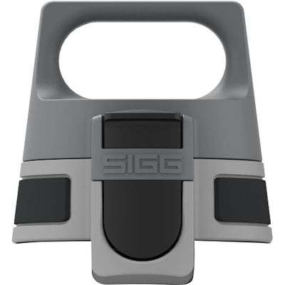 Sigg WMB ONE górny antracyt zamknięcie (jeden rozmiar), zamienna część zamienna butelka na napoje, jednoręczna i szczelna nasadka zamykająca