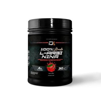 100% Ultimate L-ARGININA | Arginina pura y concentrada | Aumenta la masa muscular | Formato en polvo bioasimilado | Mejora el rendimiento físico 300g, sabor Sandia