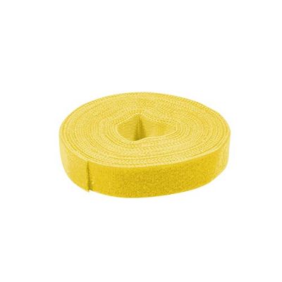 Logilink Fio correia, fita velcro 4000 x 16 mm, amarelo
