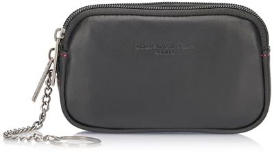 Lancaster Soft Vintage Homme, Bolso para Hombre, Noir_Rouge