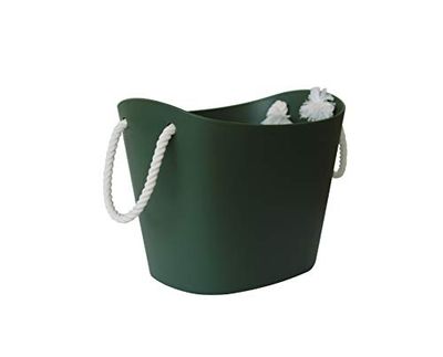 Cesta de almacenamiento Balcolore de 7 litros, verde oscuro - Hachiman