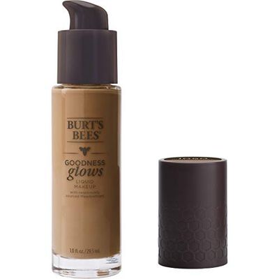 Burt's Bees Goodness Glows Liquid Foundation, 30 ml, Rich Caramel