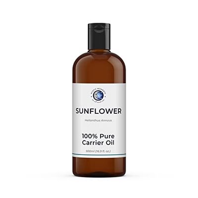 Aceite Portador de Girasol - 500ml - 100% Puro