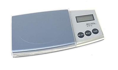 TEMPO DI SALDI Elektronisk digital precision balans med LCD-skärm från 0,1 till 500 gram