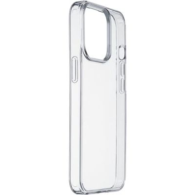 Cellularline Clear Strong - iPhone 15 Pro Max - Styvt fodral med gummikanter - Anti-Shock Skyddar mot stötar och fall - Kompatibel med trådlös laddning innehåller återvunnet material - Transparent