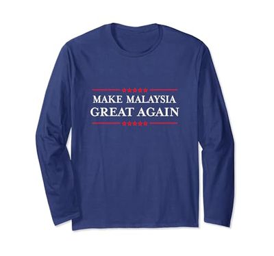 Make Malaysia Great Again - Funny Malaysian Pride Manga Larga