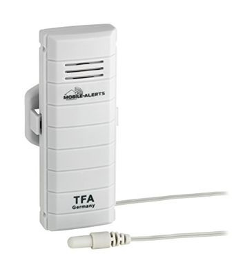 TFA 30.3301.02 WeatherHub T-zender met kabelsensor, waterdicht (wit)