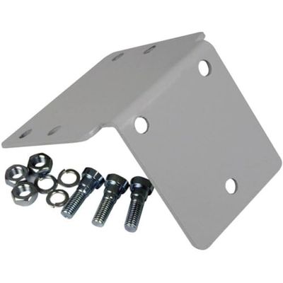 Berger & Schröter 30727 - Piastra di supporto per Winde, 185 x 140 x 100 mm, colore: Grigio