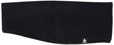 Odlo Unisex herr dam merino varmt pannband sport I pannband vinter tillbehörsset, svart, en storlek, svart, En Storlek