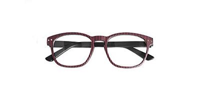 CHARRO Occhiali da Lettura Michigan Rosso-Nero +2,50